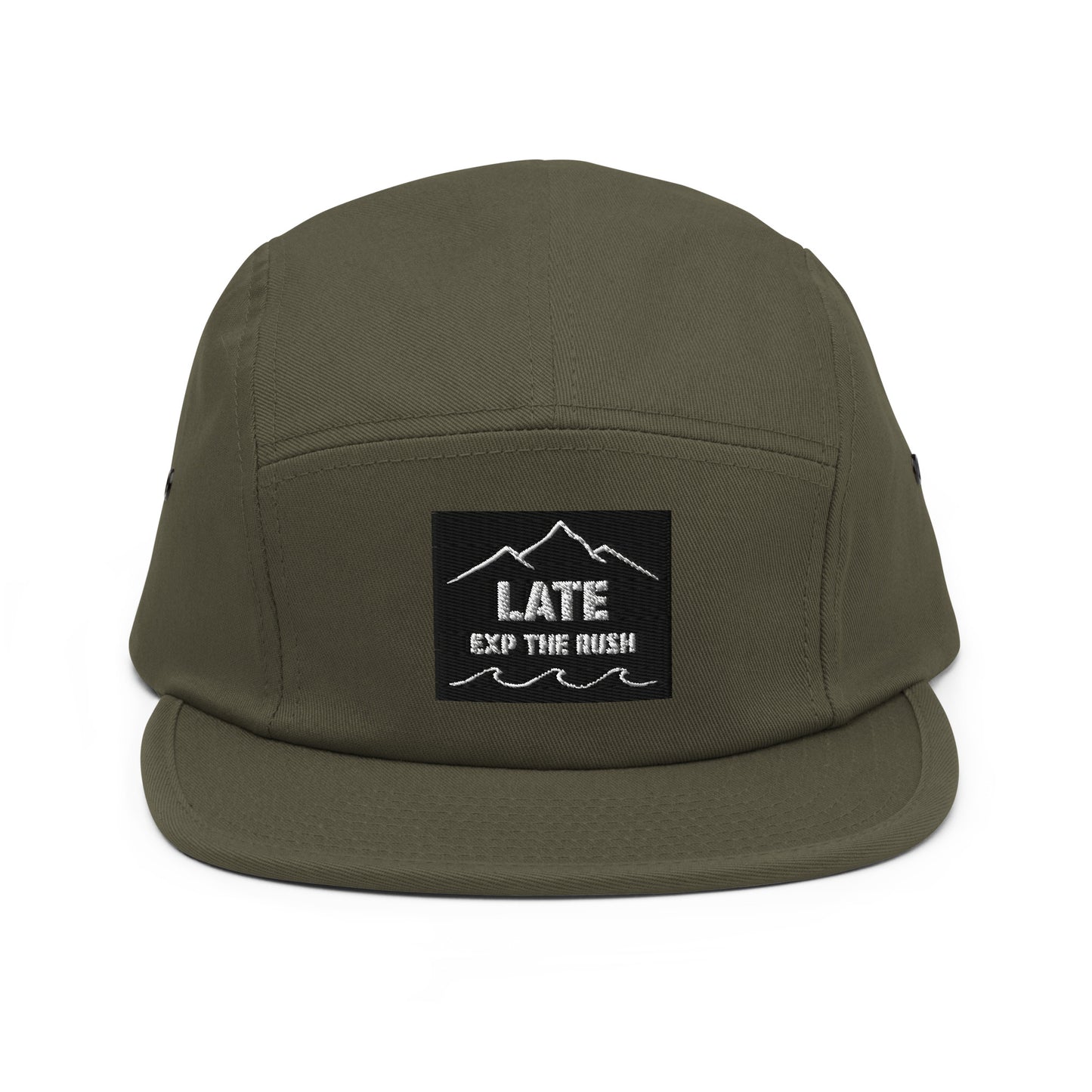 Five Panel Cap Surf vintage Exp The Rush Late olive face