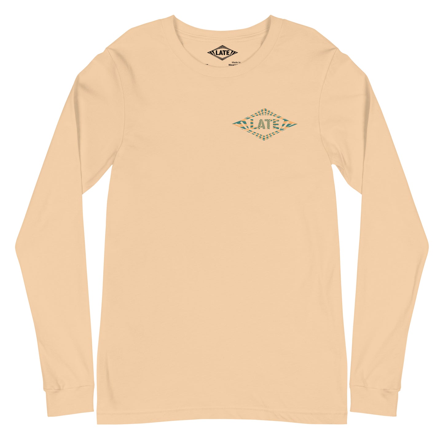 Long Sleeve hippie Walk Of Life Logo Late, couleur sable
