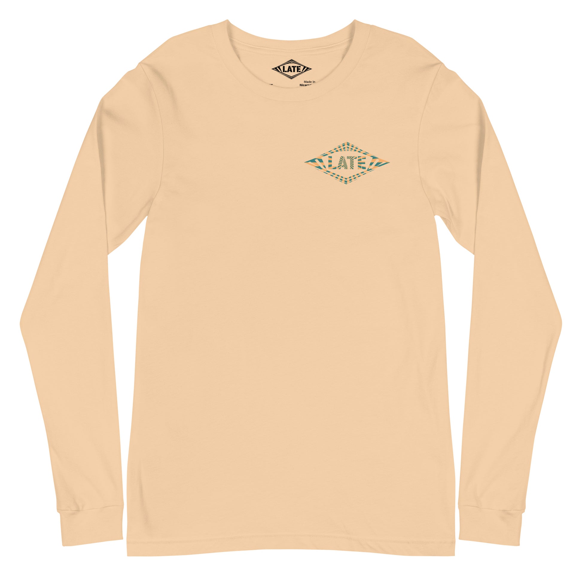 Long Sleeve hippie Walk Of Life Logo Late, couleur sable