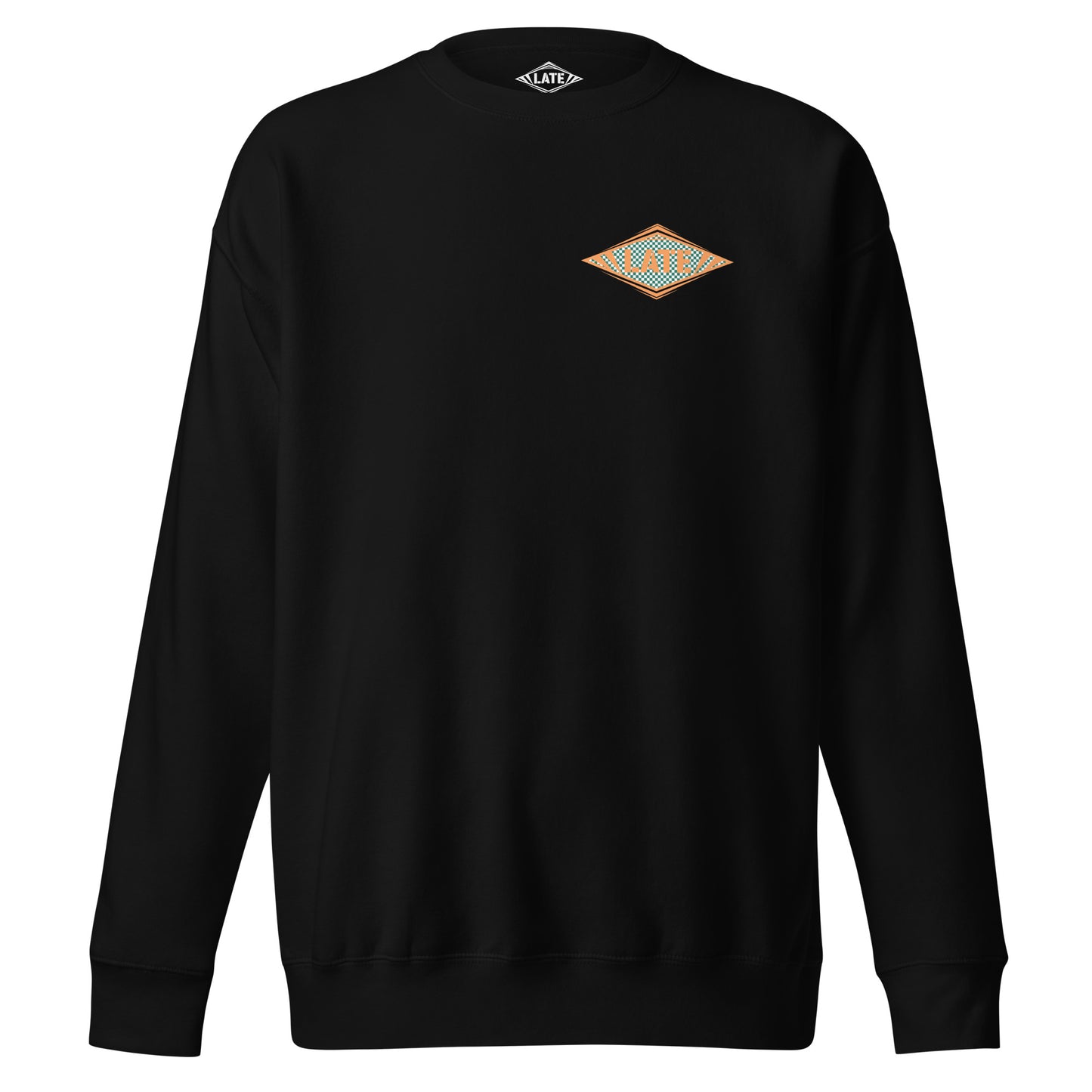 Sweatshirt Shred It logo Late à carreaux style Vans skateboarding sweat-shirt unisex couleur noir