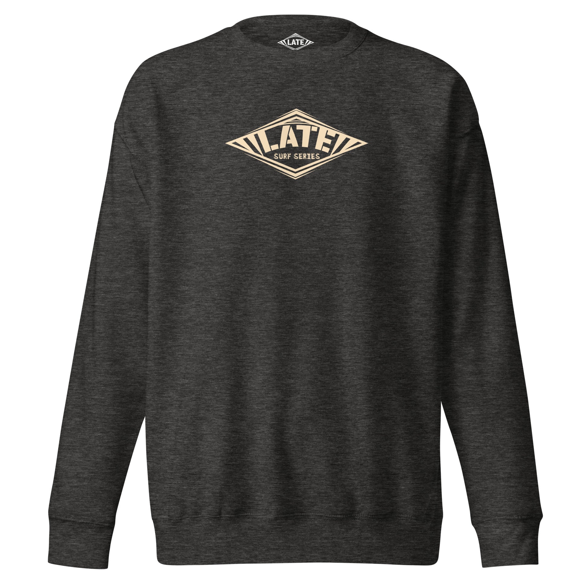 Sweatshirt Take On The Elements surf series logo Late sweat unisex charcoal