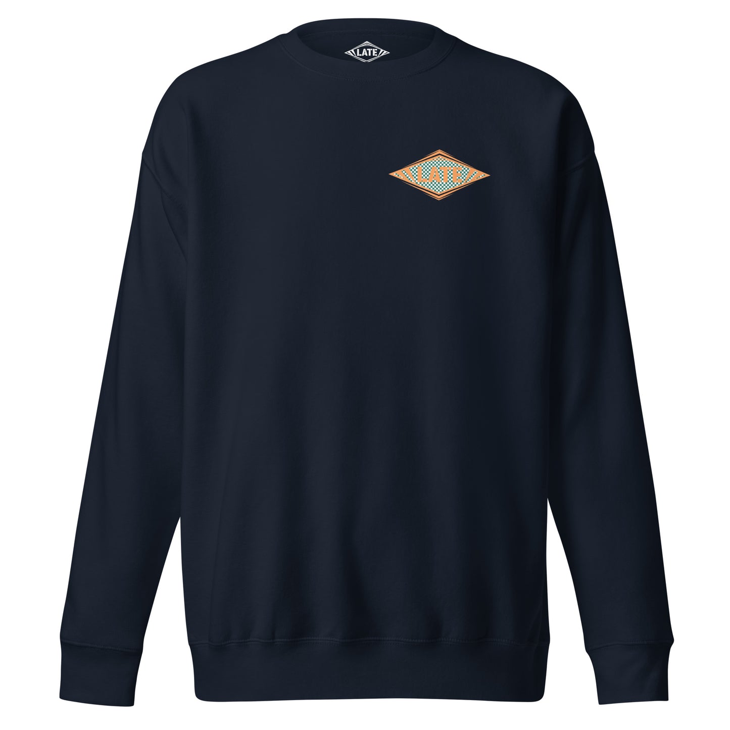 Sweatshirt Shred It logo Late à carreaux style Vans skateboarding sweat-shirt unisex couleur navy