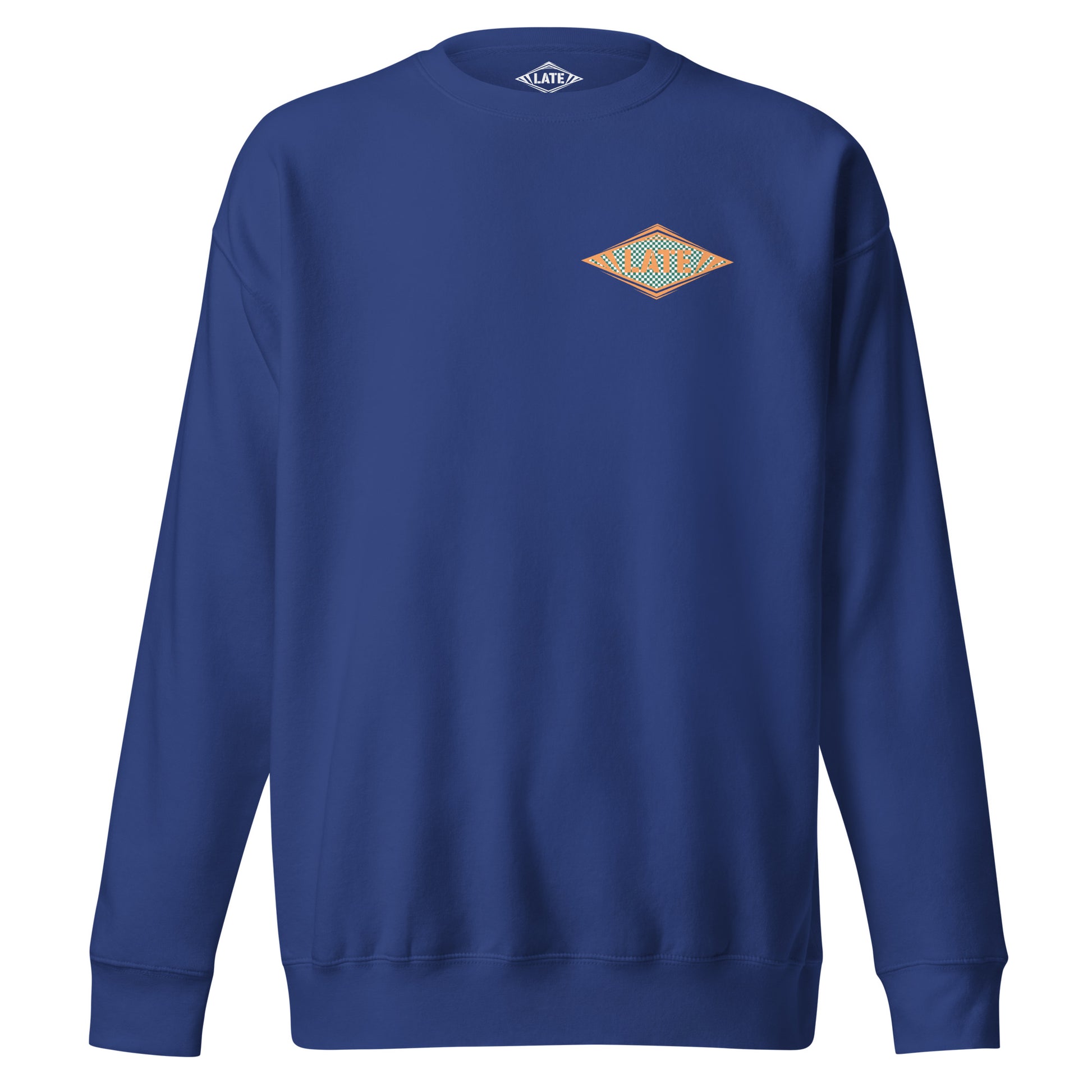 Sweatshirt Shred It logo Late à carreaux style Vans skateboarding sweat-shirt unisex couleur bleu